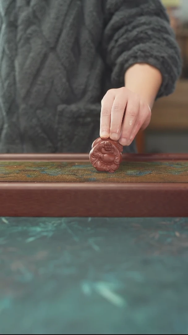 12.17  紫砂 小佛