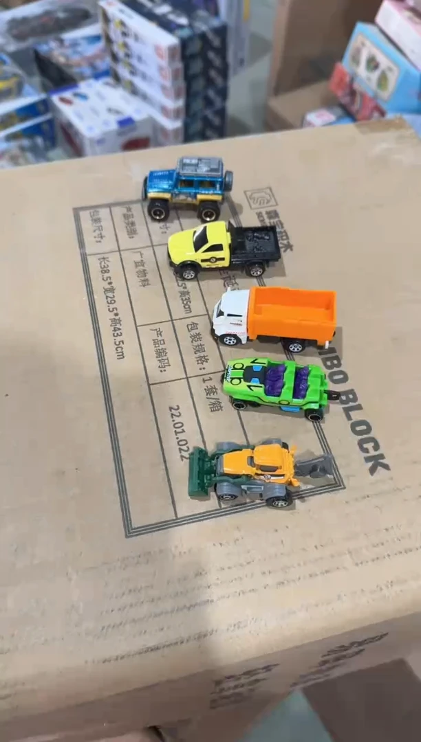 ABS火柴盒风火轮小车车5个