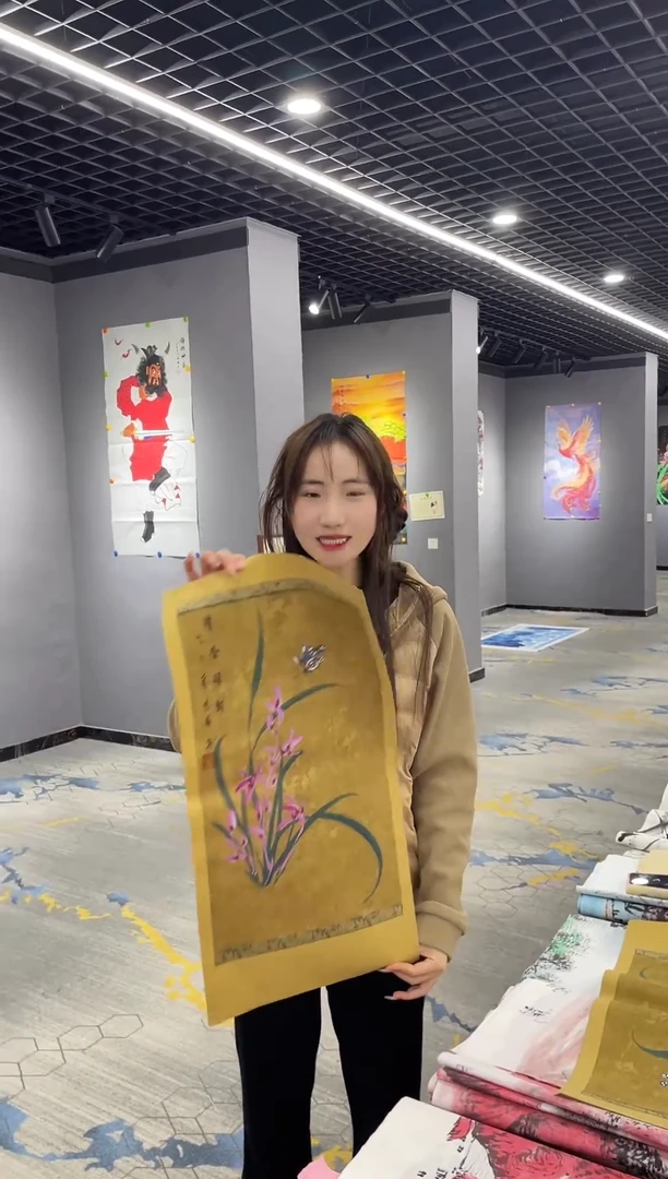 竖款年画艺术作品欣赏A4