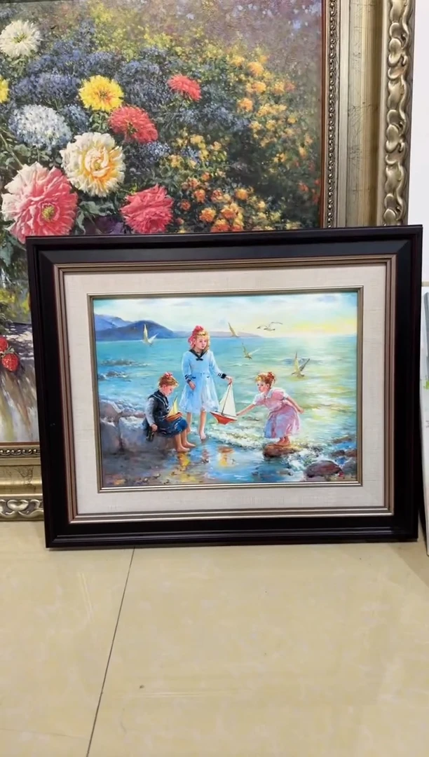 精品手绘油画作品《风景》外F