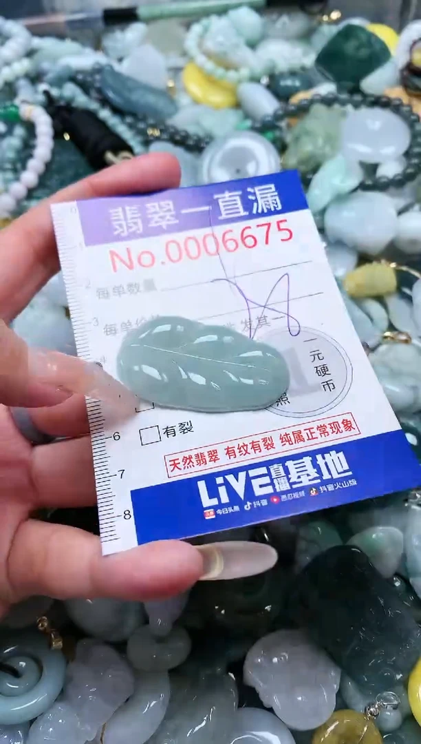 【闪购商品】翡翠吊坠(不含链)未镶嵌6675