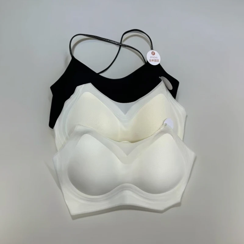 108可调节超薄无痕果冻粉底液交叉美背舒适简约夏季