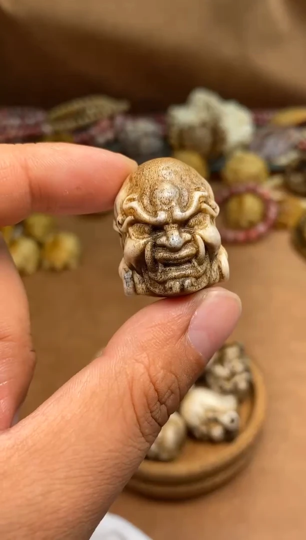 其他鹿骨P1213-鹿角金刚护法