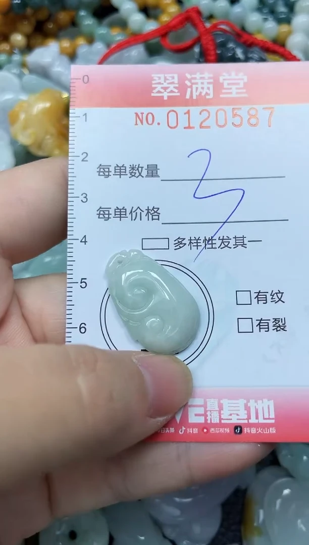 翡翠未镶嵌颈饰闪购0120587