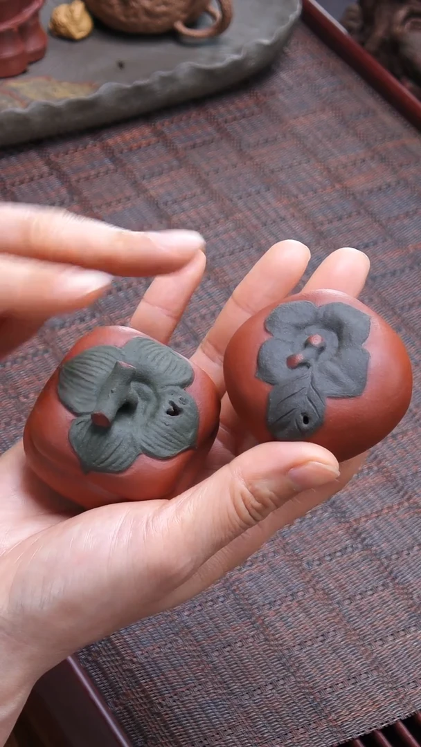 【闪购商品】紫砂茶宠砂宴《柿柿如意》