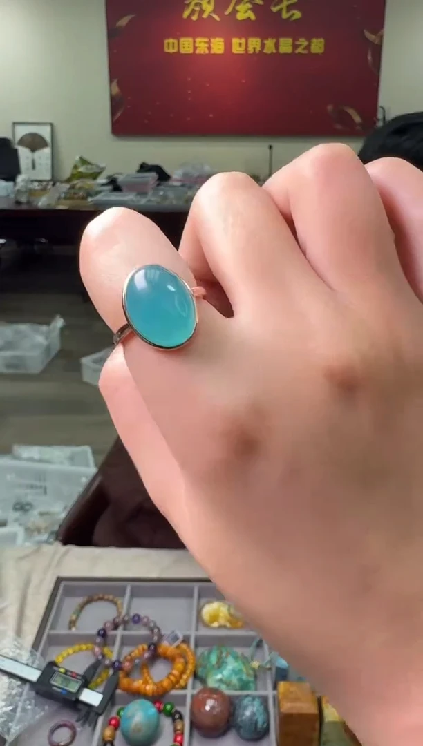 【闪购商品】天河石戒指未镶嵌多样性发一件 802