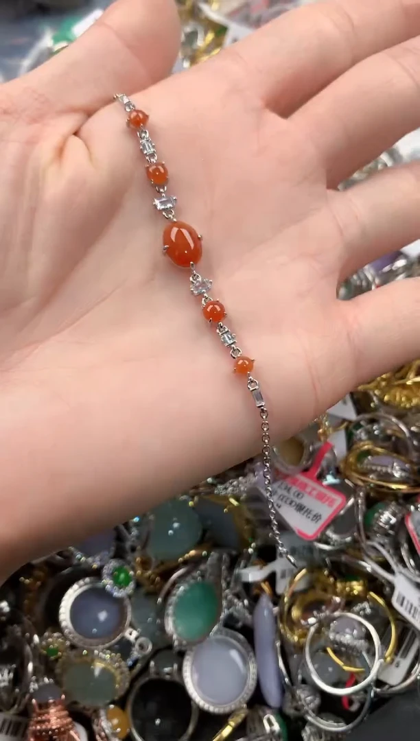 银S925镶嵌戒指翡翠111   9