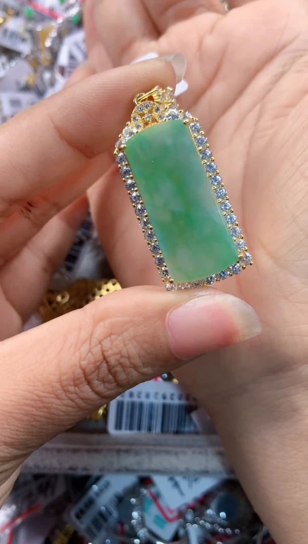 银S925镶嵌戒指翡翠f****r11-11-11      2