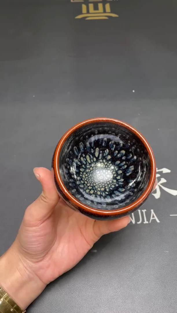 茶盏113@@建窑建盏主人杯-暨国军