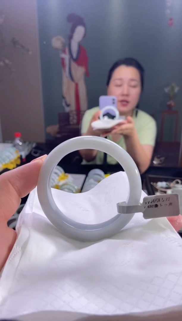 未镶嵌手镯翡翠**54圈口d