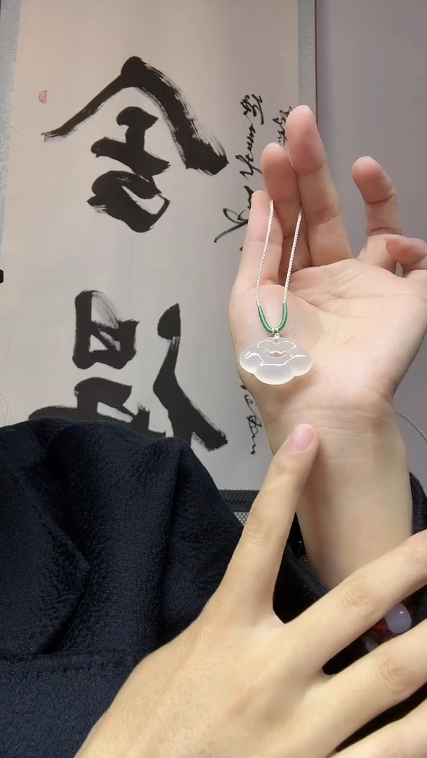 未镶嵌颈饰玛瑙/玉髓如意锁