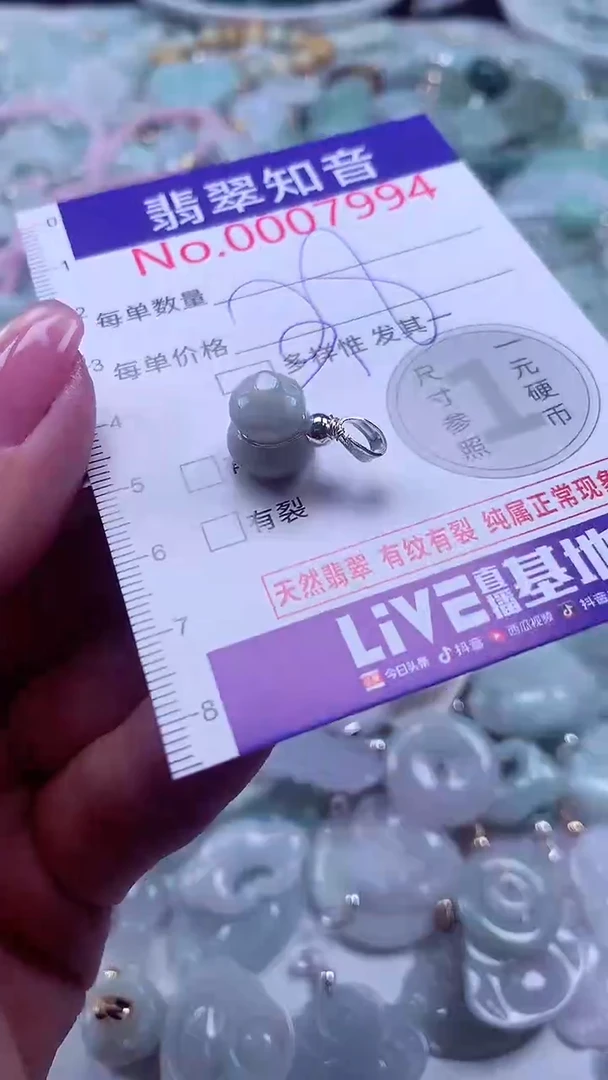 颈饰未镶嵌翡翠7994