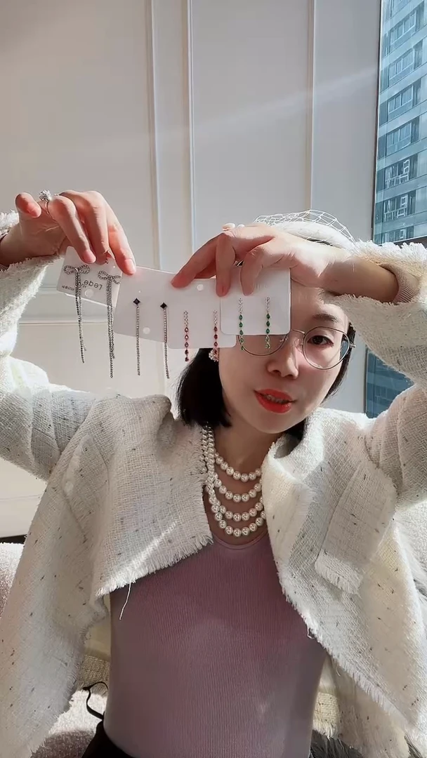 耳钉样品单对装多样性发货60