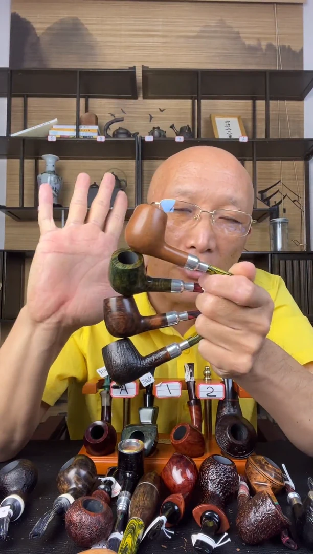 石楠木纯手工意大利石楠木烟斗
