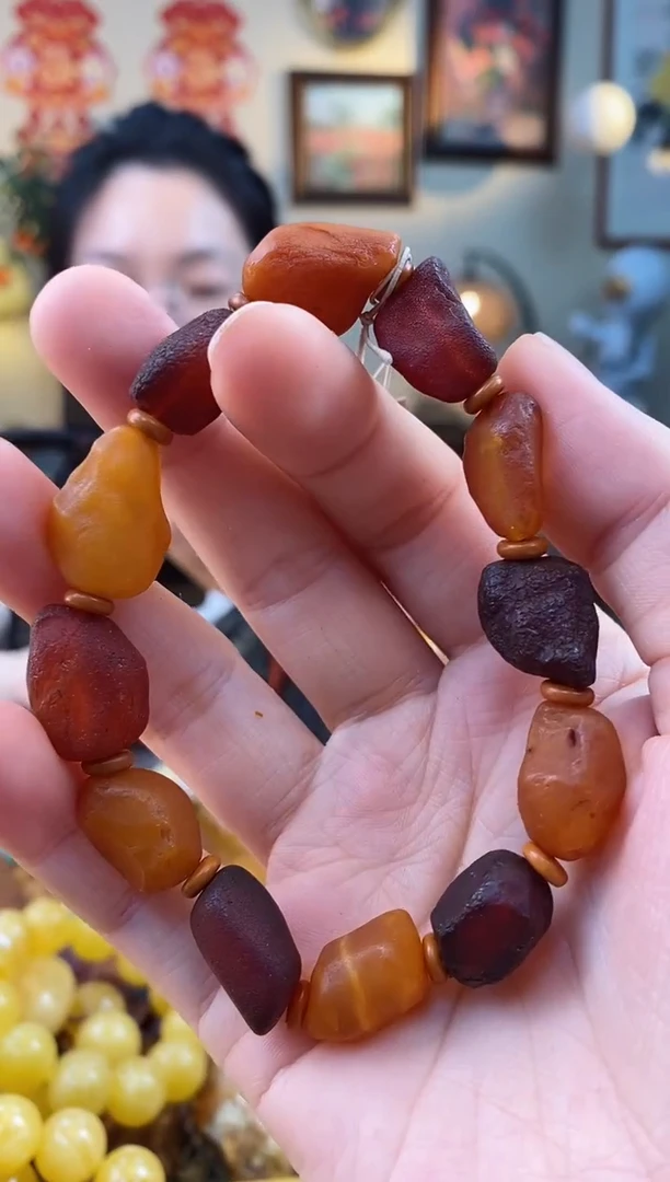 【闪购商品】琥珀手串未镶嵌手串