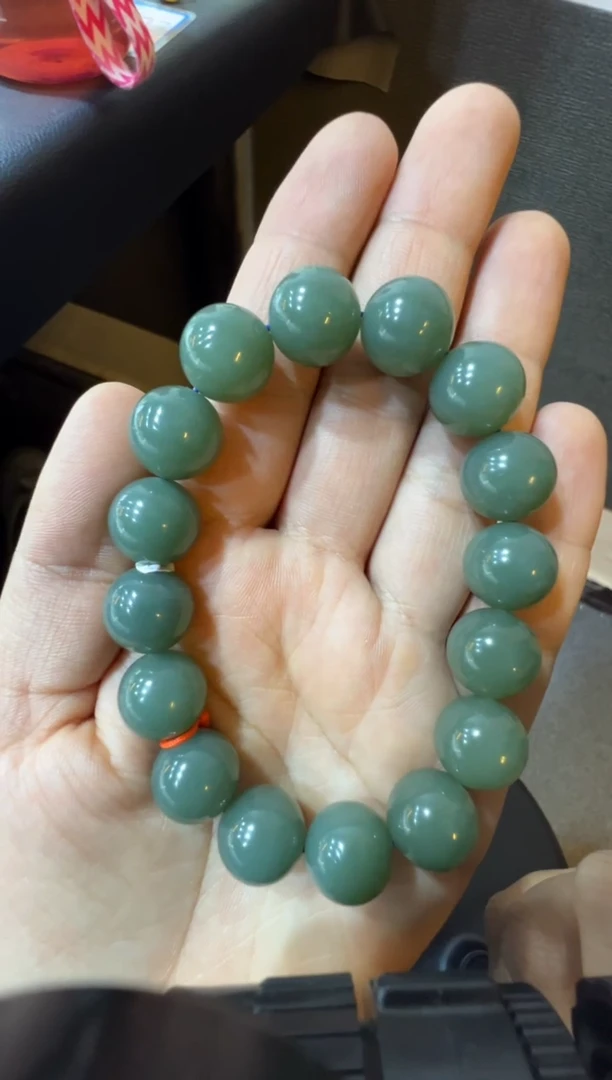 未镶嵌手串和田玉且末蓝手串 产地直发）