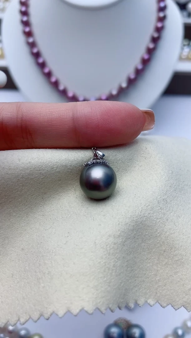 【闪购商品】海水珍珠颈饰18K金镶嵌W92