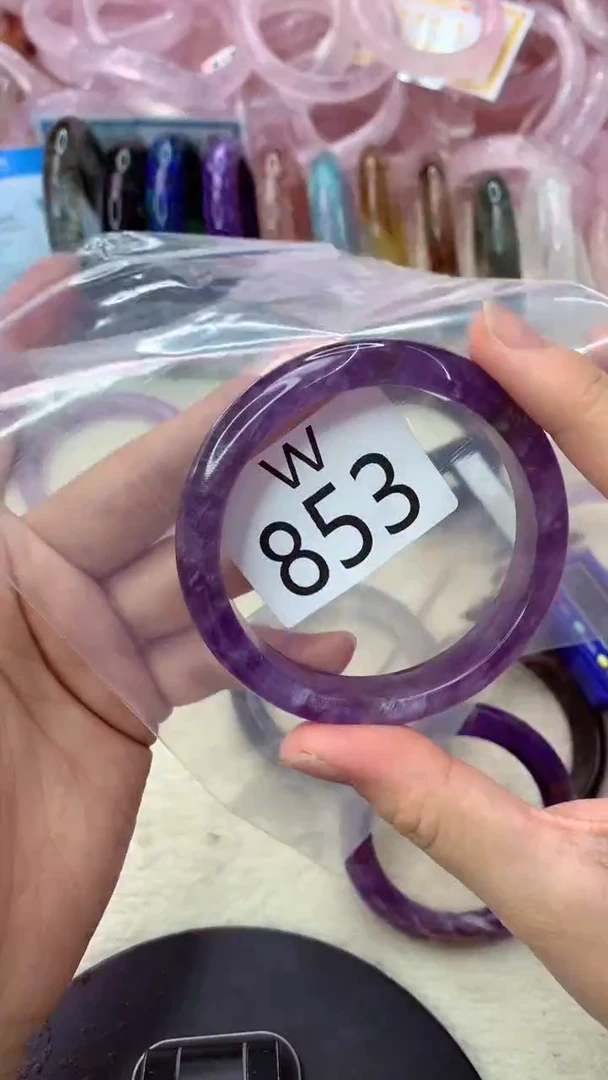 未镶嵌手镯水晶贝***头W853-55
