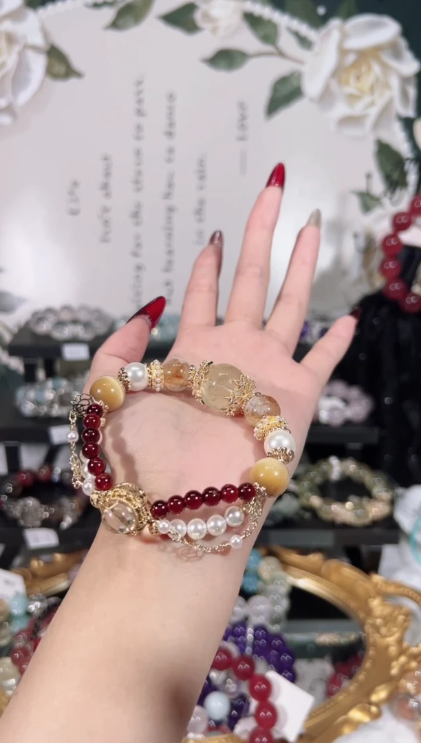 【闪购商品】水晶手链未镶嵌天然水晶默认微瑕 多样性发货发其一