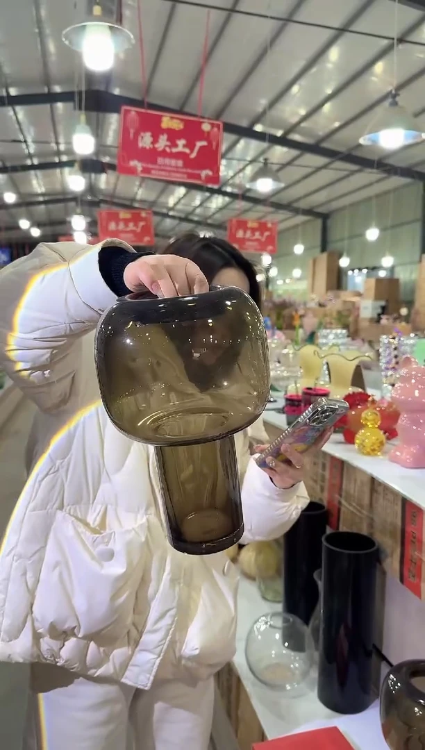 琉璃清宣花瓶花器W-早11