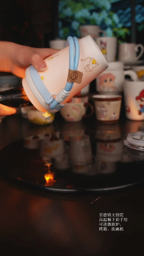 景德镇釉下彩手绘陶瓷