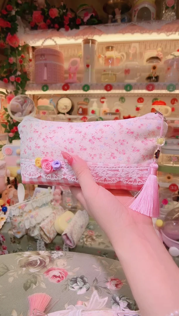玫瑰花笔袋——手工制作品质好！