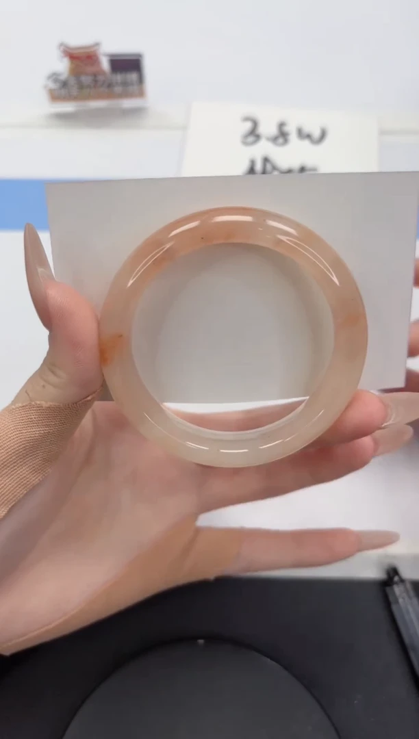 【闪购商品】石英质玉手镯未镶嵌A401-54.7