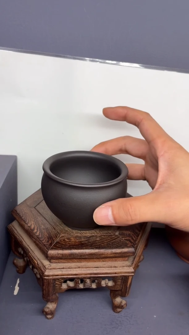 茶壶紫砂黑料 圆融杯