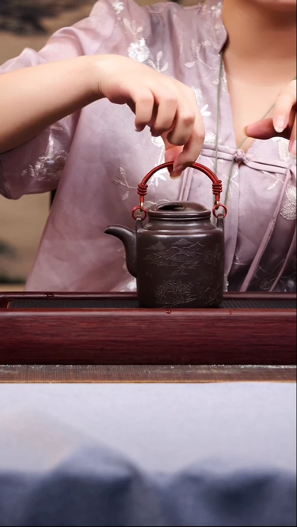 茶壶紫砂宜兴原矿紫砂作品