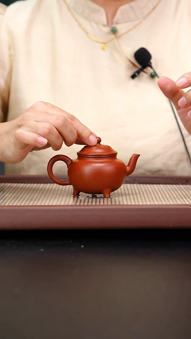 茶壶紫砂小煤窑朱泥大彬如意