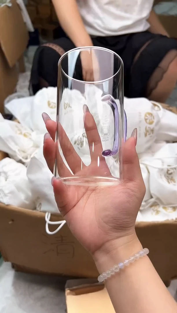 禾墨绿茶杯子浅紫色