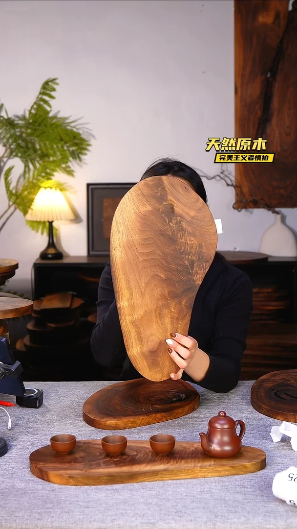 木北美黑胡桃原木.干裂疤结不属于商品质量问题完美主义者慎拍