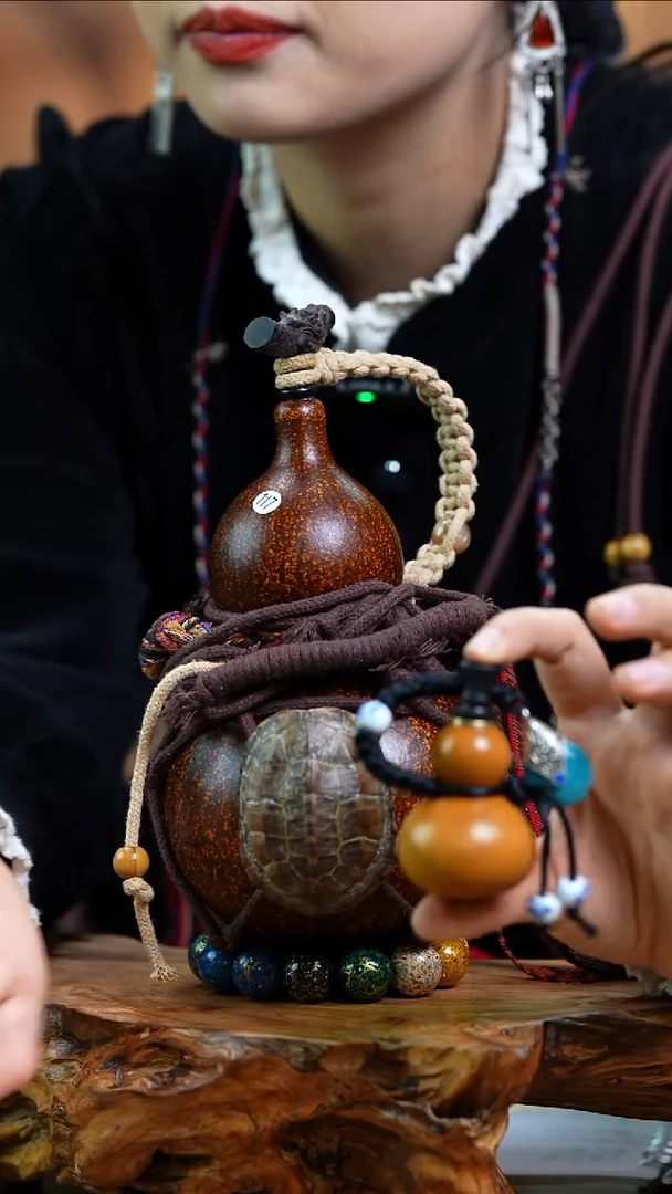 【闪购商品】117—光岳葫天然大漆酒葫芦不含漆珠