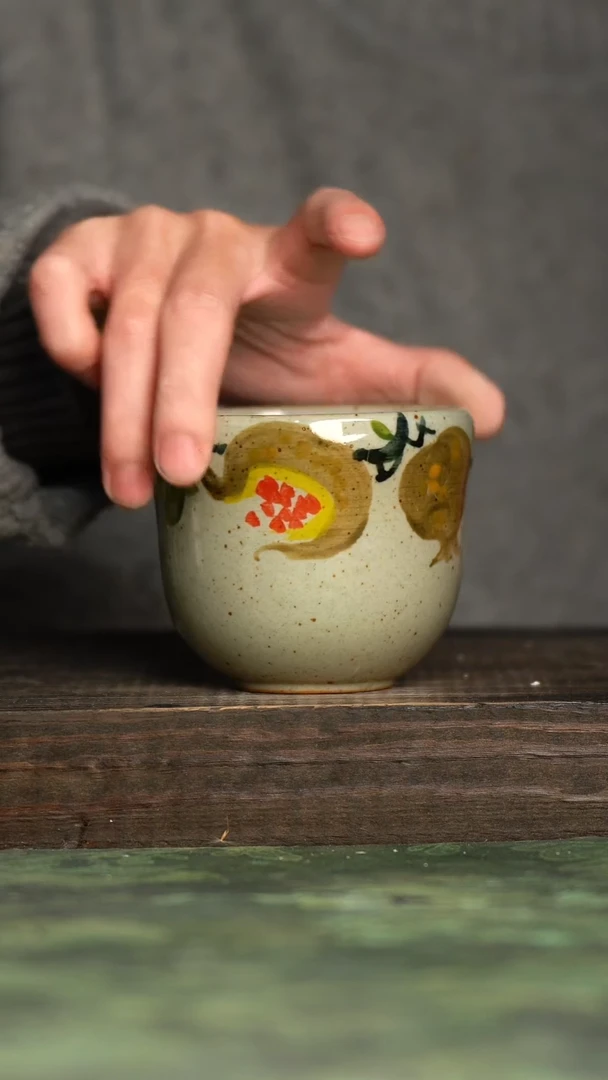 【闪购商品】杯青诗手工手绘瓷器