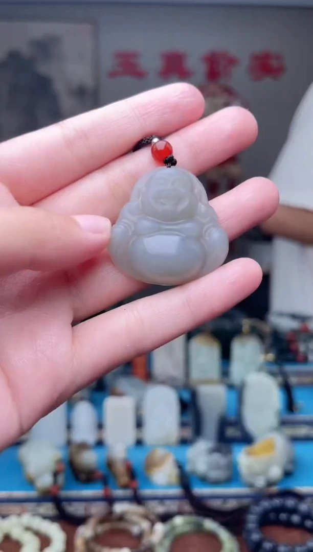 和田玉未镶嵌挂件1