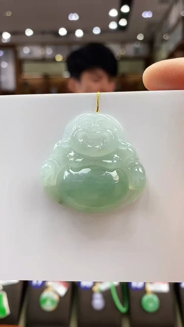 颈饰未镶嵌翡翠佛公
