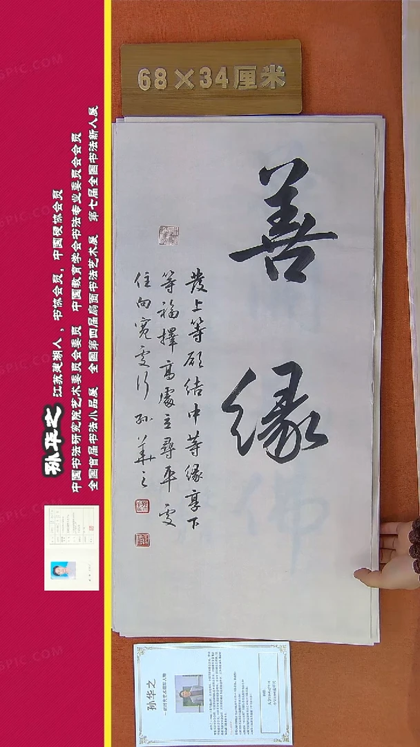 【闪购商品】书法248a孙华之书法作品
