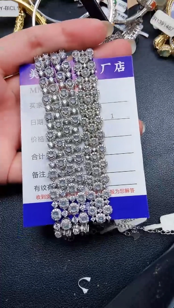 翡翠银S925镶嵌颈饰0869