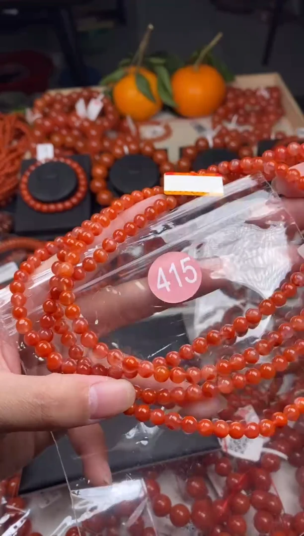 【闪购商品】南红玛瑙珠宝奇石未镶嵌415-5+随机多样性/一条