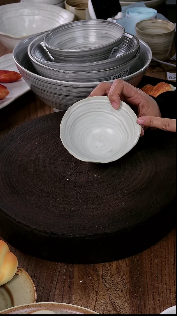 瓷景德镇高温釉下彩创意瓷 饭碗