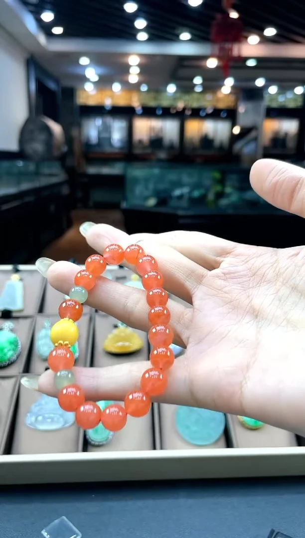 【闪购商品】南红玛瑙手链未镶嵌手串