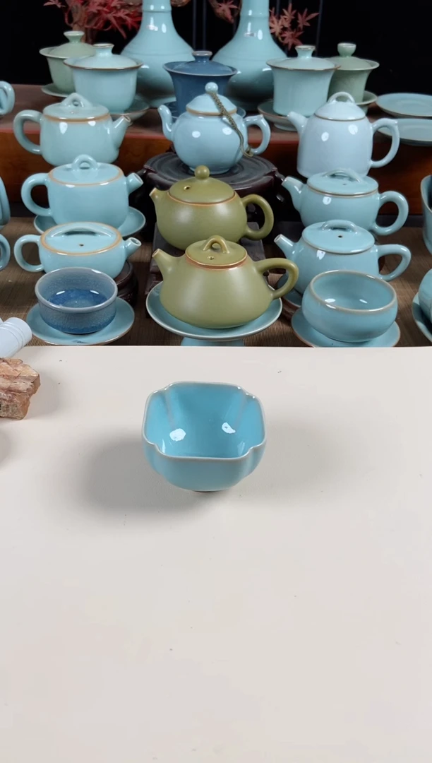 【闪购商品】其他微瑕谢朝伟四方杯40cc客人杯老泥坑