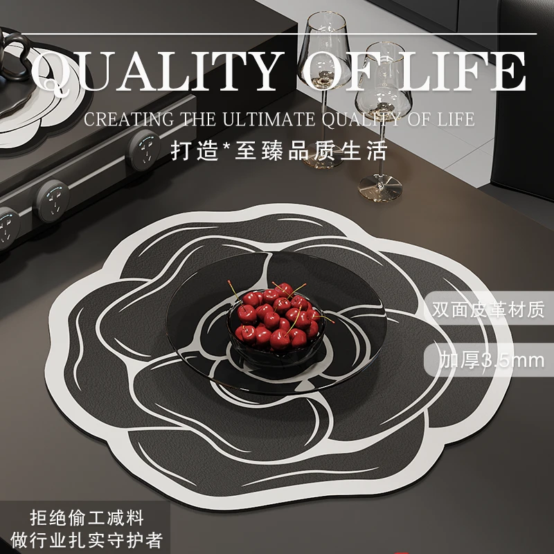 厨房台面沥水垫餐垫咖啡机饮水机洗手池台面垫吸水防滑垫鼠标垫子