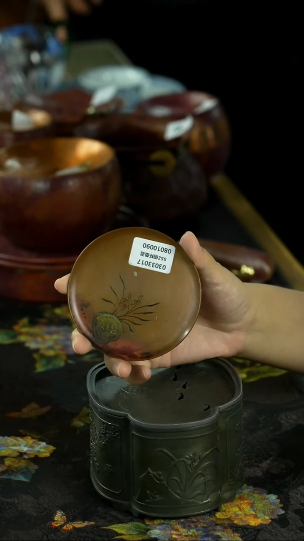 中秋国庆景德镇手绘瓷器