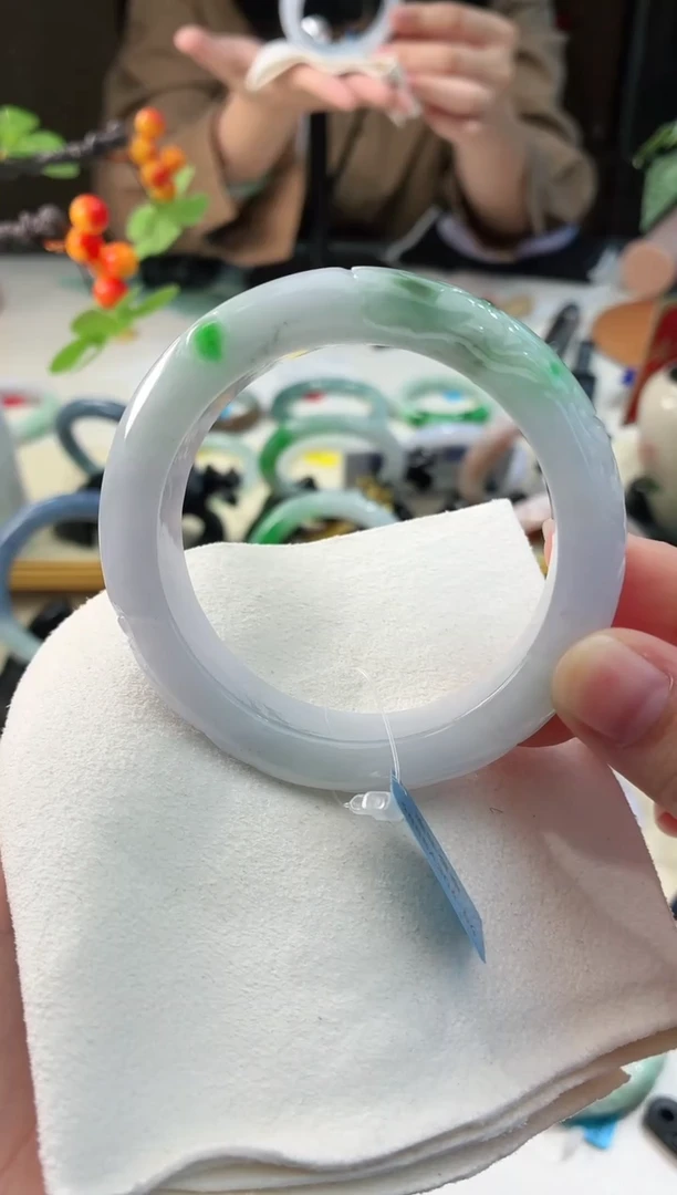 未镶嵌手镯翡翠22  翡翠手镯 55