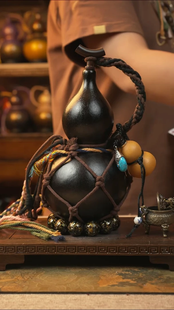 587大漆一物一拍记葫堂出品【不带手串】