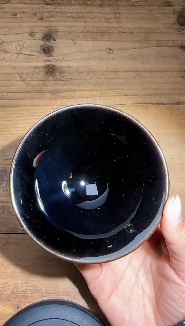 【闪购商品】茶盏黄美金精品建盏分享291