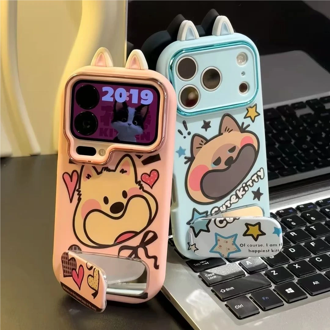 适用小米17promax大嘴巴小狗手机壳小米15/14pro新款苹果17/16pro