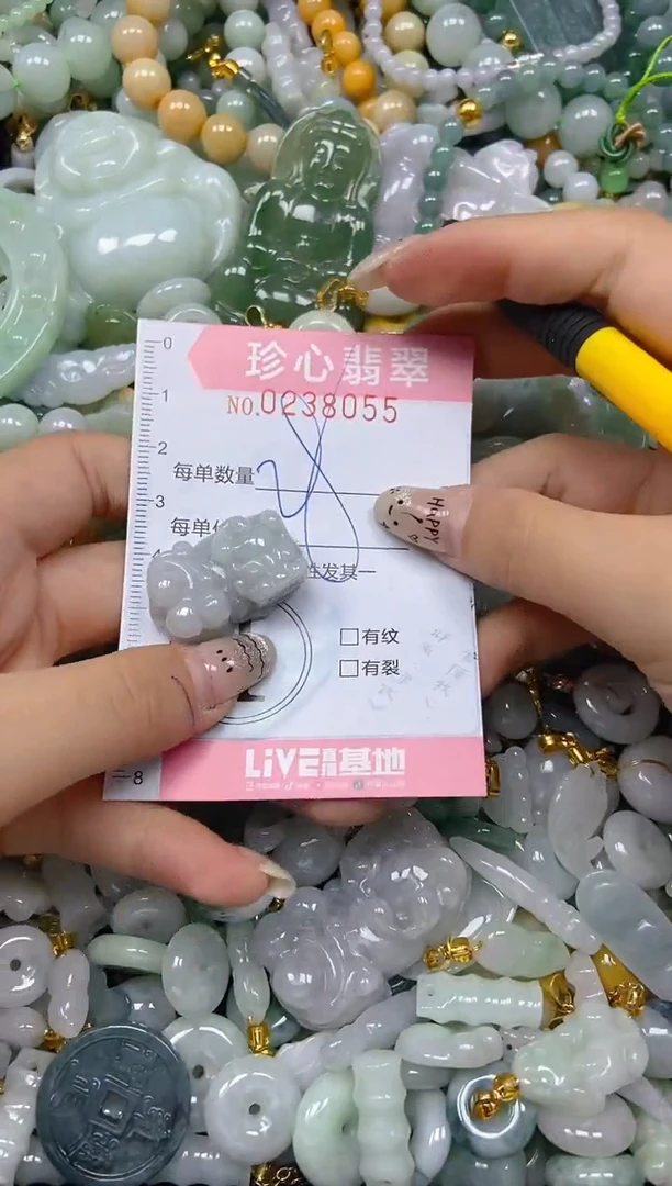 翡翠未镶嵌颈饰闪购0238055