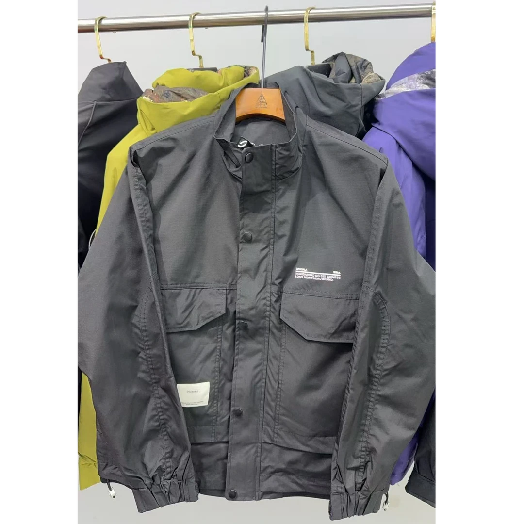 2025 (10010 黑色 2XL) 男士夹克外套潮流男装休闲断码孤品上衣